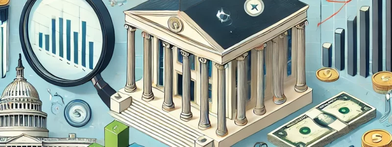 DALL·E 2024-07-14 20.24.58 - An image representing the impact of public policies on the economy. Include elements such as government buildings, economic graphs, and money. The sty